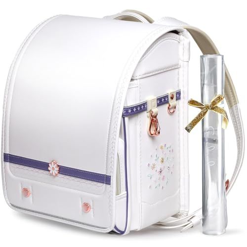 ランドセル女の子 最新ひなぎくモデル ツヤありパール生地 A 4フラットファイル対応 軽量大容量ランドセル 女の子 パープル 儿童 包 小学校 20 b 31 ca 9