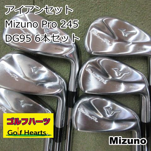 0430 アイアンセット ミズノ Mizuno Pro 245 DG95 6本セット S200 24