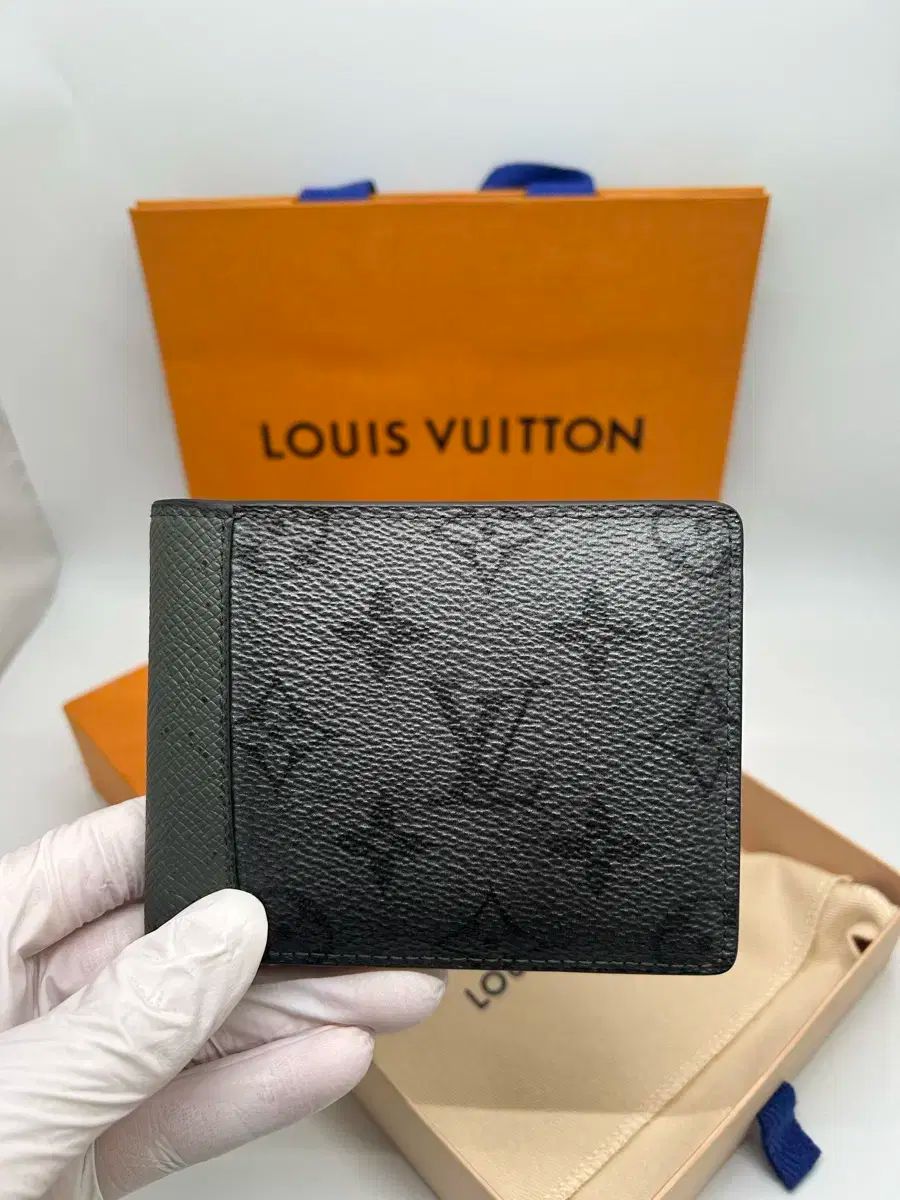 Louis Vuitton ルイヴィトン エクリプス ガンメタル 二つ折り財布