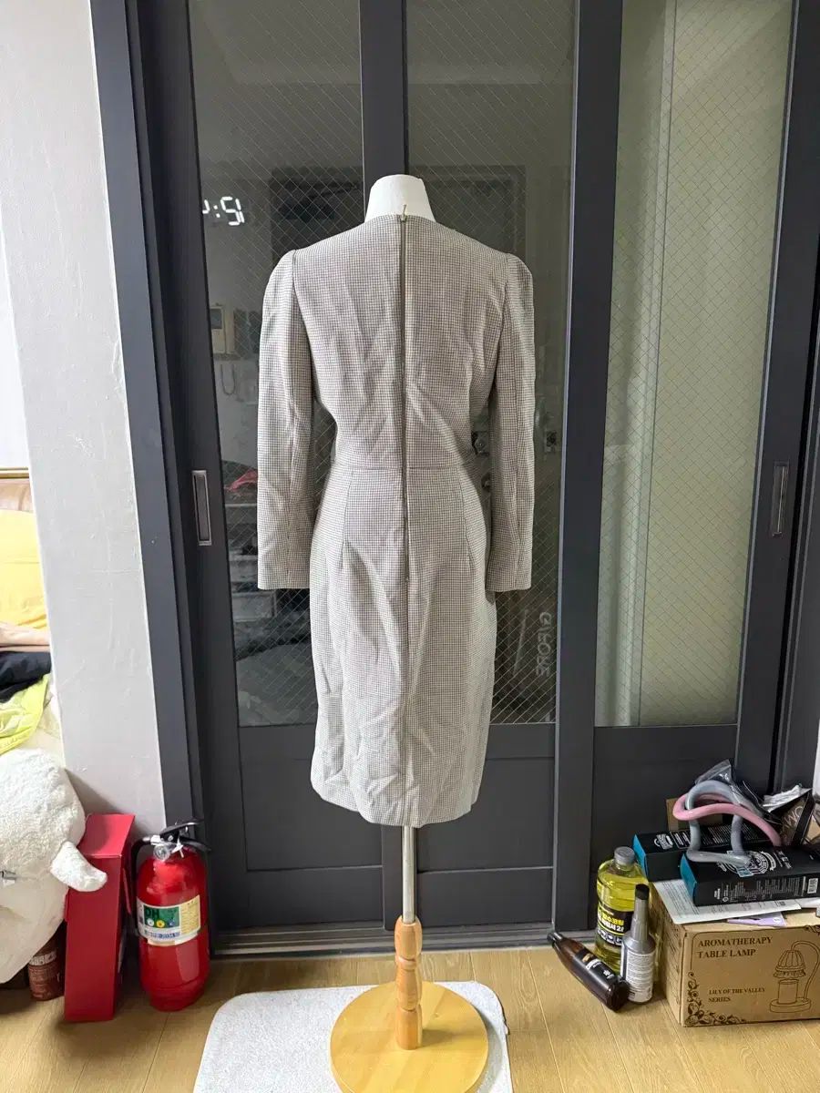 ミシャ Michaa チェック リボン ワンピース