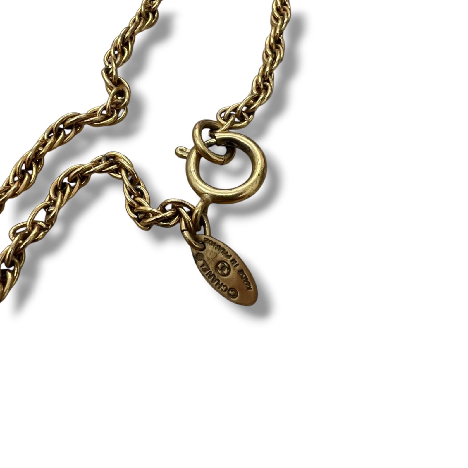 CHANEL シャネル メダル コイン ネックレス ゴールド ヴィンテージ 