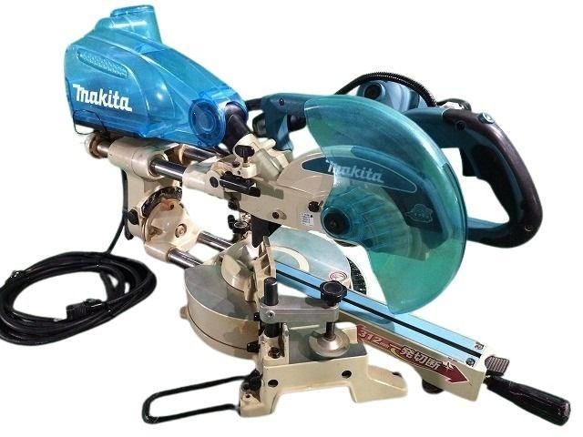 品 コメント必読 makita マキタ 100V 50 60Hz 216mm スライドマルノコ LS0814F ライト付き 電動工具 切断117293