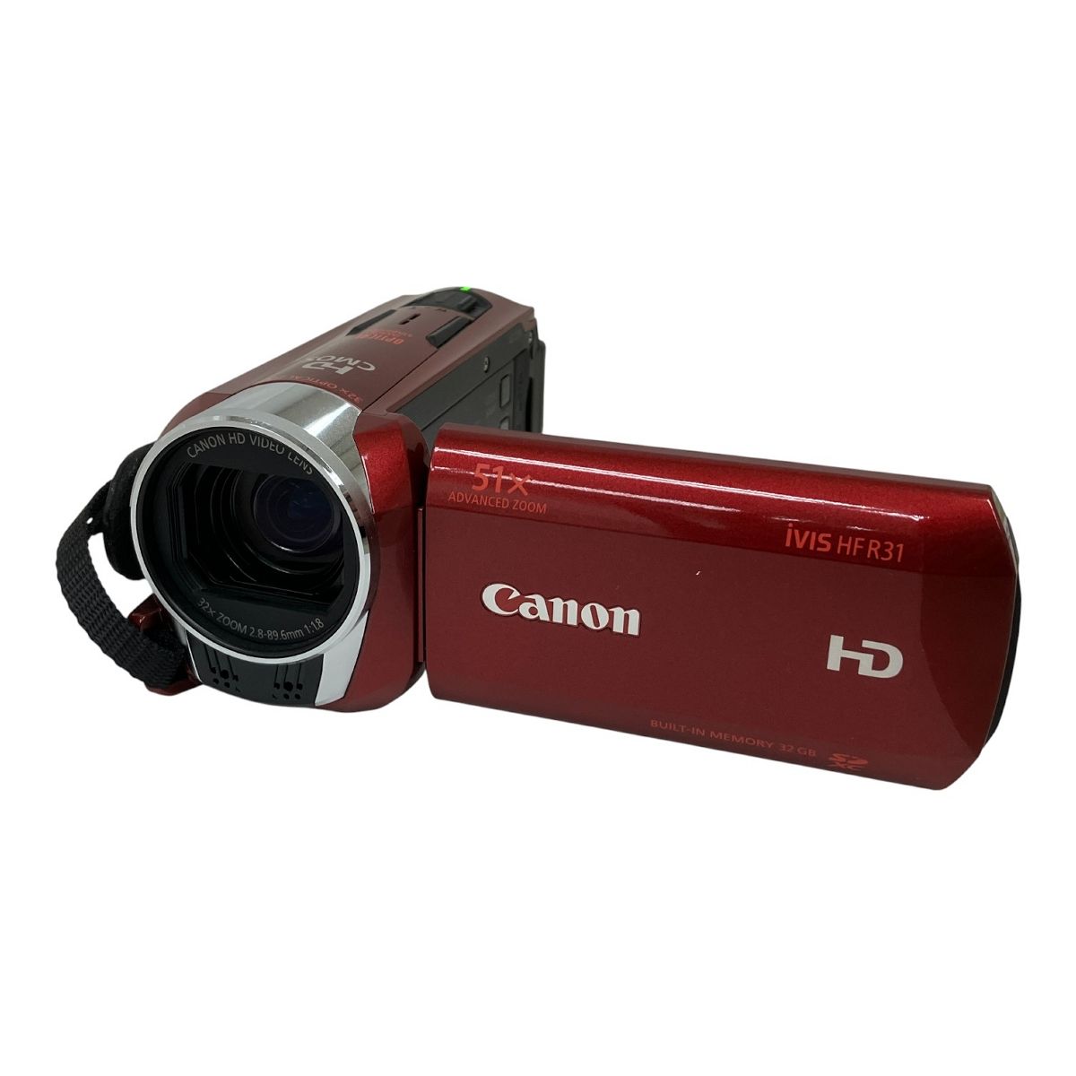 Canon キヤノン iVIS HF R31 デジタルビデオカメラ フルHD 光学32倍ズーム レッド M10563482