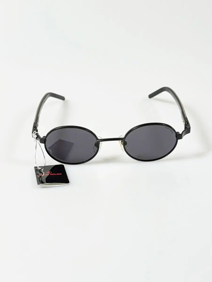 90 s ALAIN DELON アラン ドロン ブラック オーヴァル フレーム ヴィンテージ サングラス