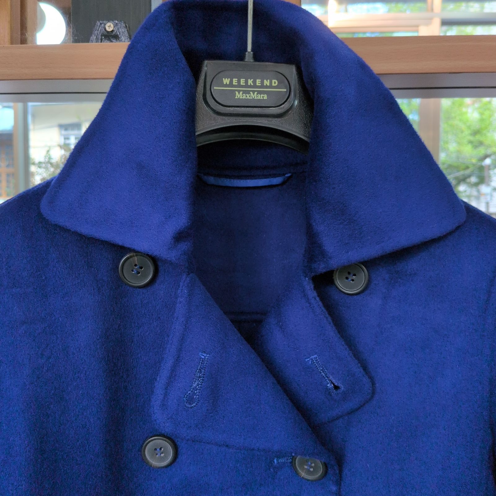 マックスマーラ ダブルフェイス ヴァージンウール ピーコート