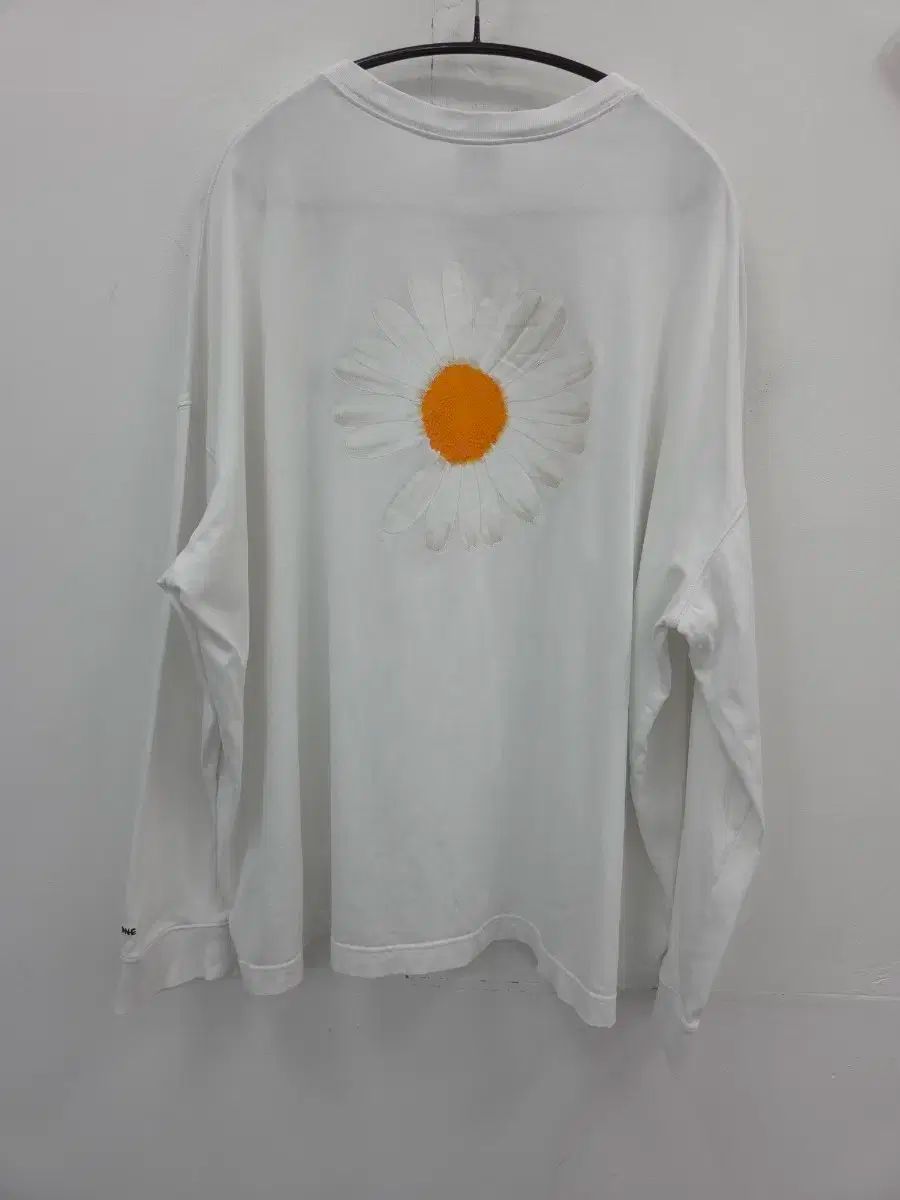 XL NIKE PEACEMINUSONE 白 デイジー プリンティング 長袖 Tシャツ