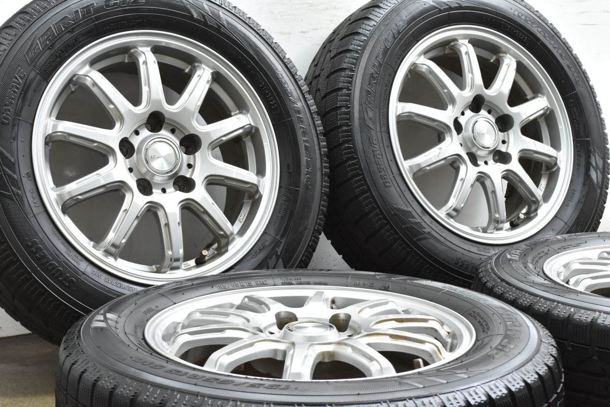 品 AZスポーツ15 in 6 J 43 PCD 114 3 トーヨー オブザーブ ガリット GIZ 195 65 R 15 ノア ヴォクシー エスクァイア ステップワゴン