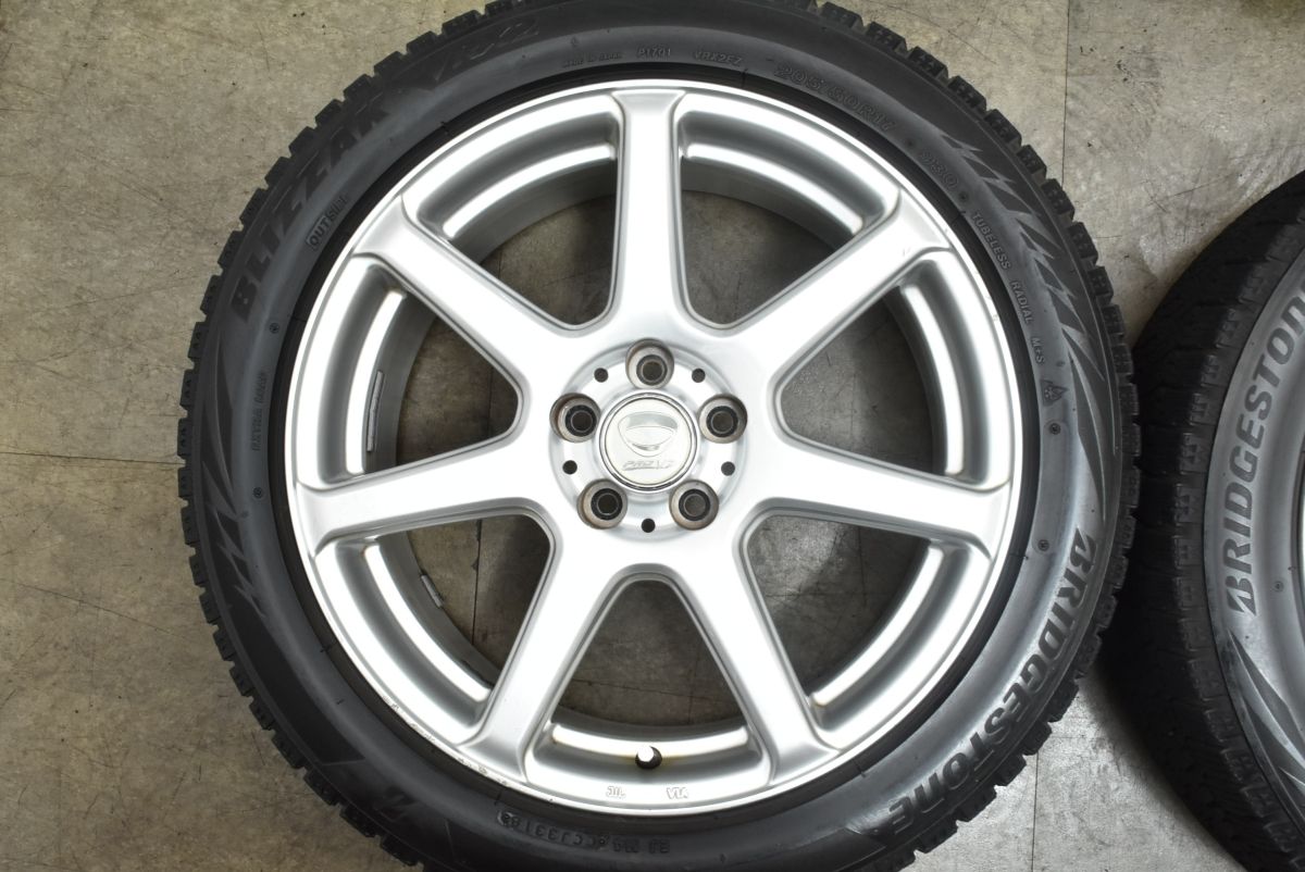 交換用に PRD V 7 17 in J 48 PCD 100 ブリヂストン ブリザック VRX 2 205 50 R プリウス ウィッシュ カローラスポーツ インプレッサ
