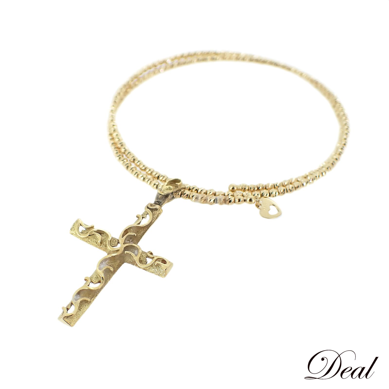 クロス ブレス K18 YG レディースブレスレット