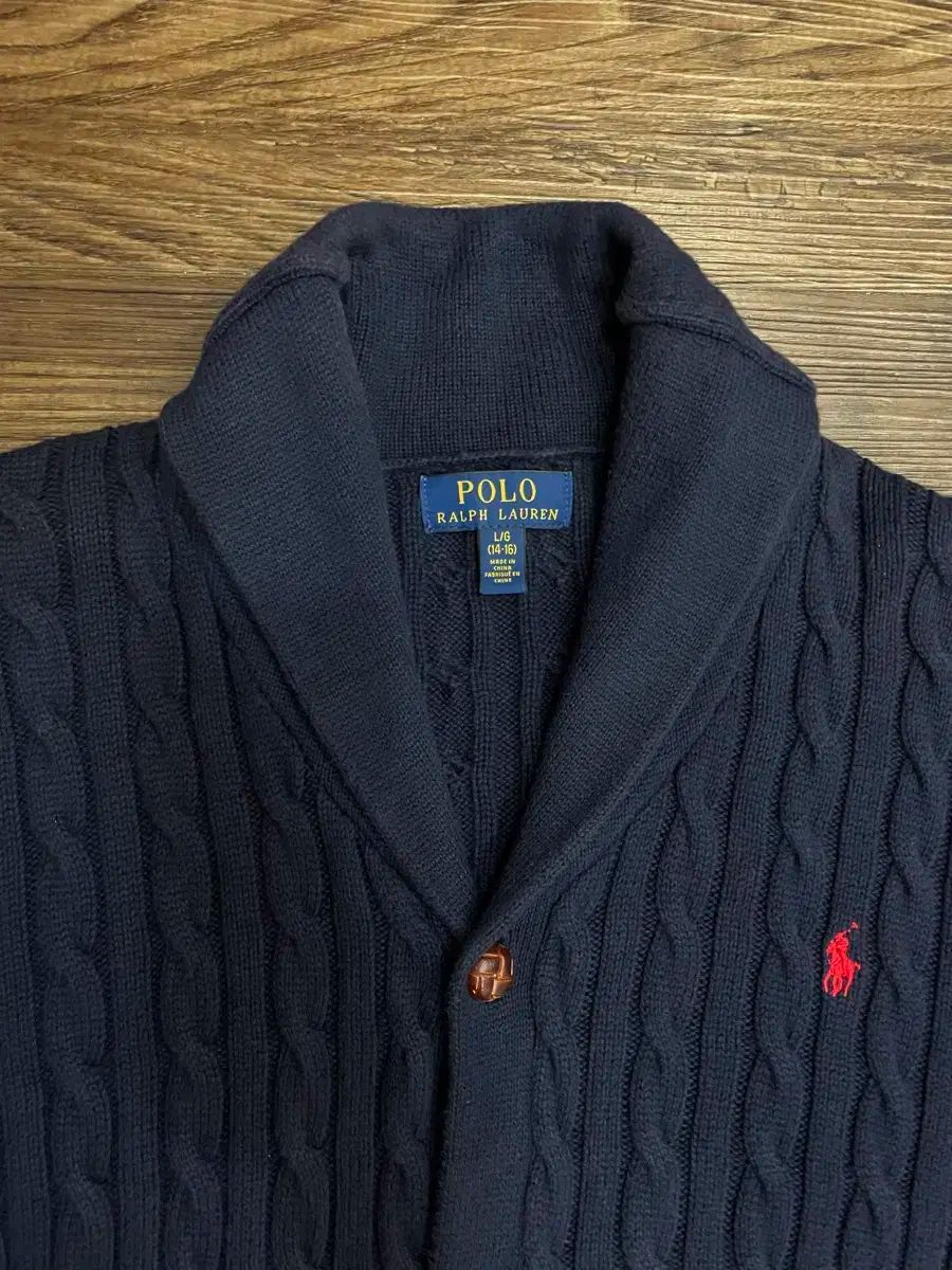 ポロ ラルフローレン コットン ケーブル 売れ筋 ショールカラー