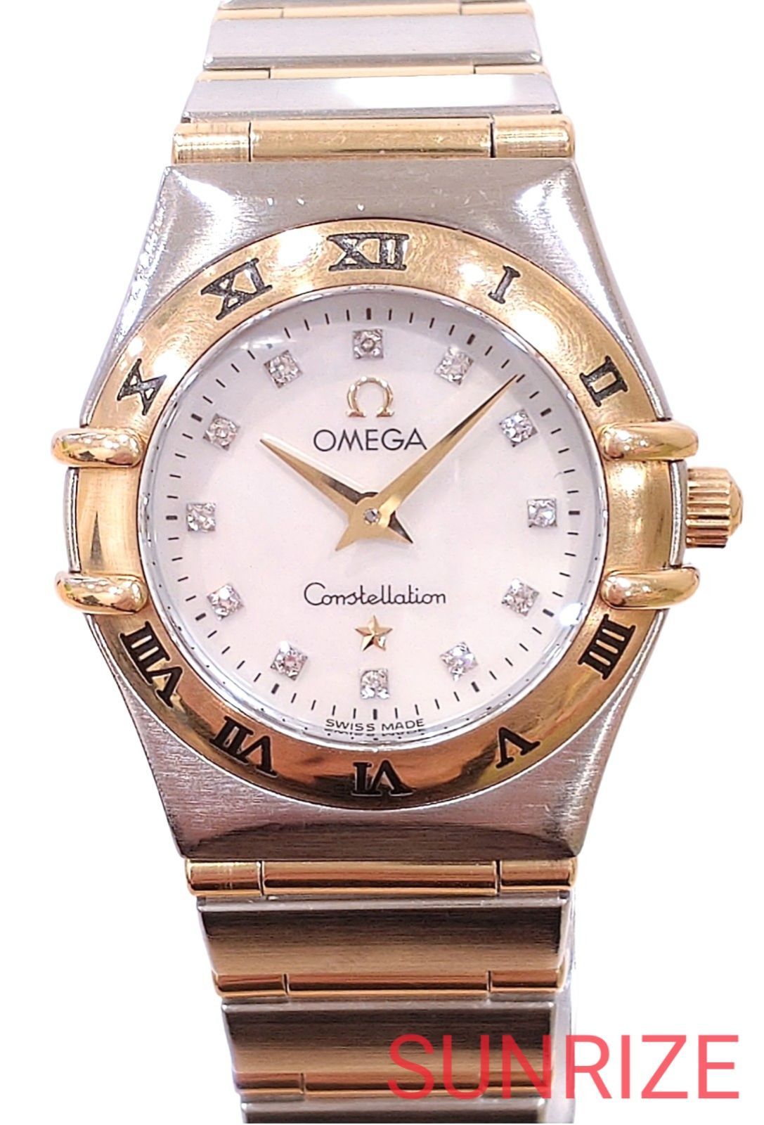 OMEGA オメガ コンステレーション 1262.75 シェル 12Pダイヤ レディースウォッチ N1107