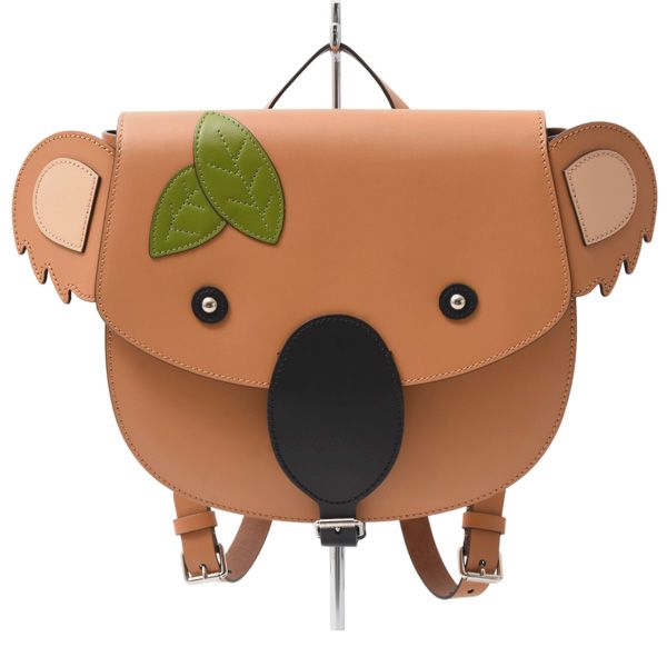 グッチ バッグ レディース メンズ キッズ チルドレンズ コアラ リュックサック レザー ブラウン GUCCI 605838