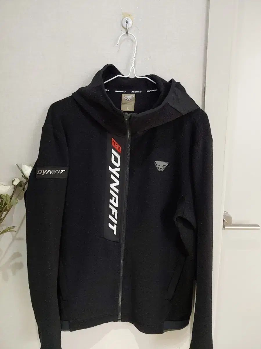 DYNAFIT 起毛 ジップアップ フーディー L 100 黒