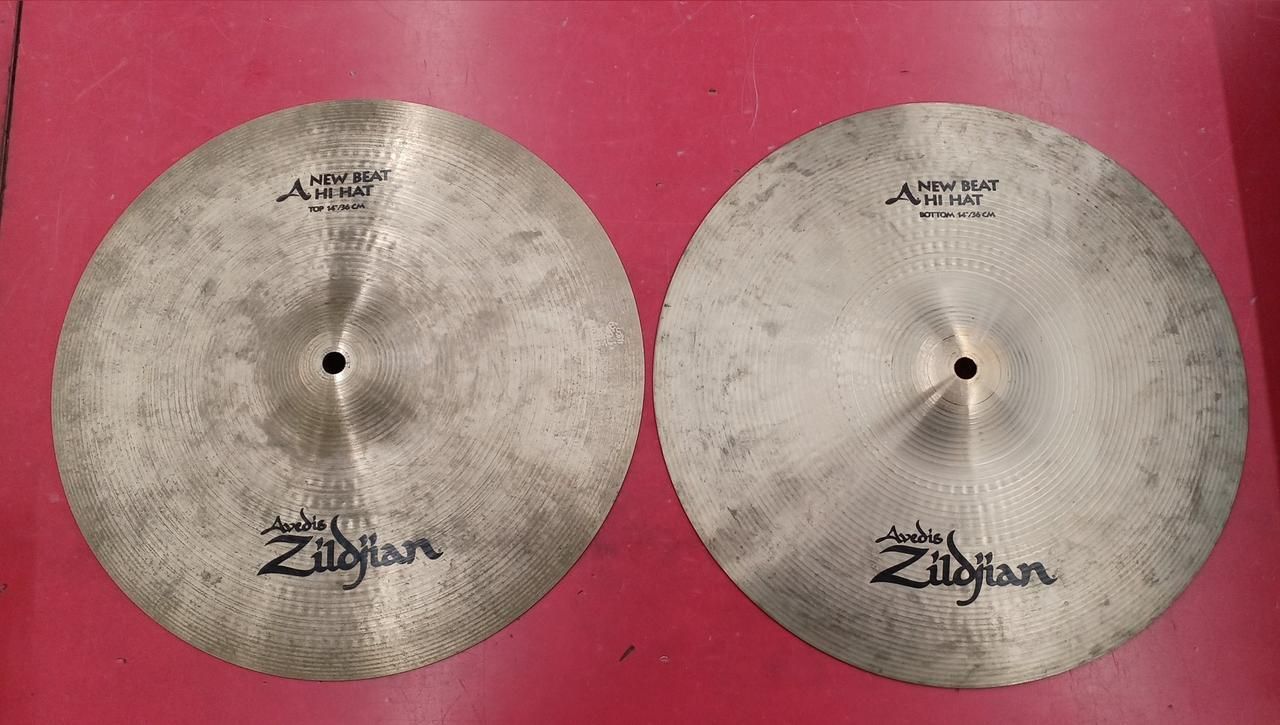 ジルジャン ハイハット ペア NEWBEAT HI HAT TOP BOTTOM 14 3 Zildjian Pair