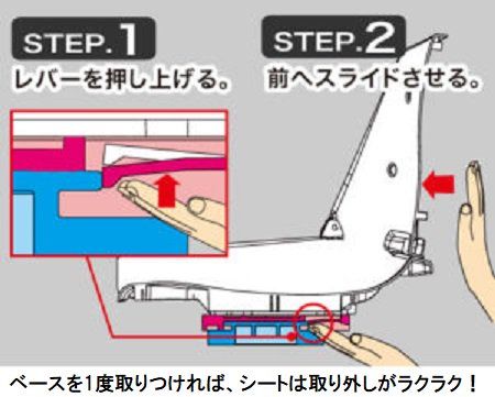 脱着式回転スイベル付 マリンシート