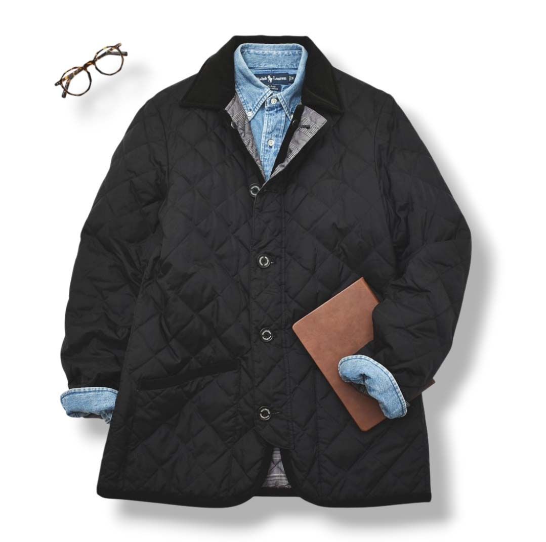 マッキントッシュフィロソフィー リバーシブル キルティング ダウン