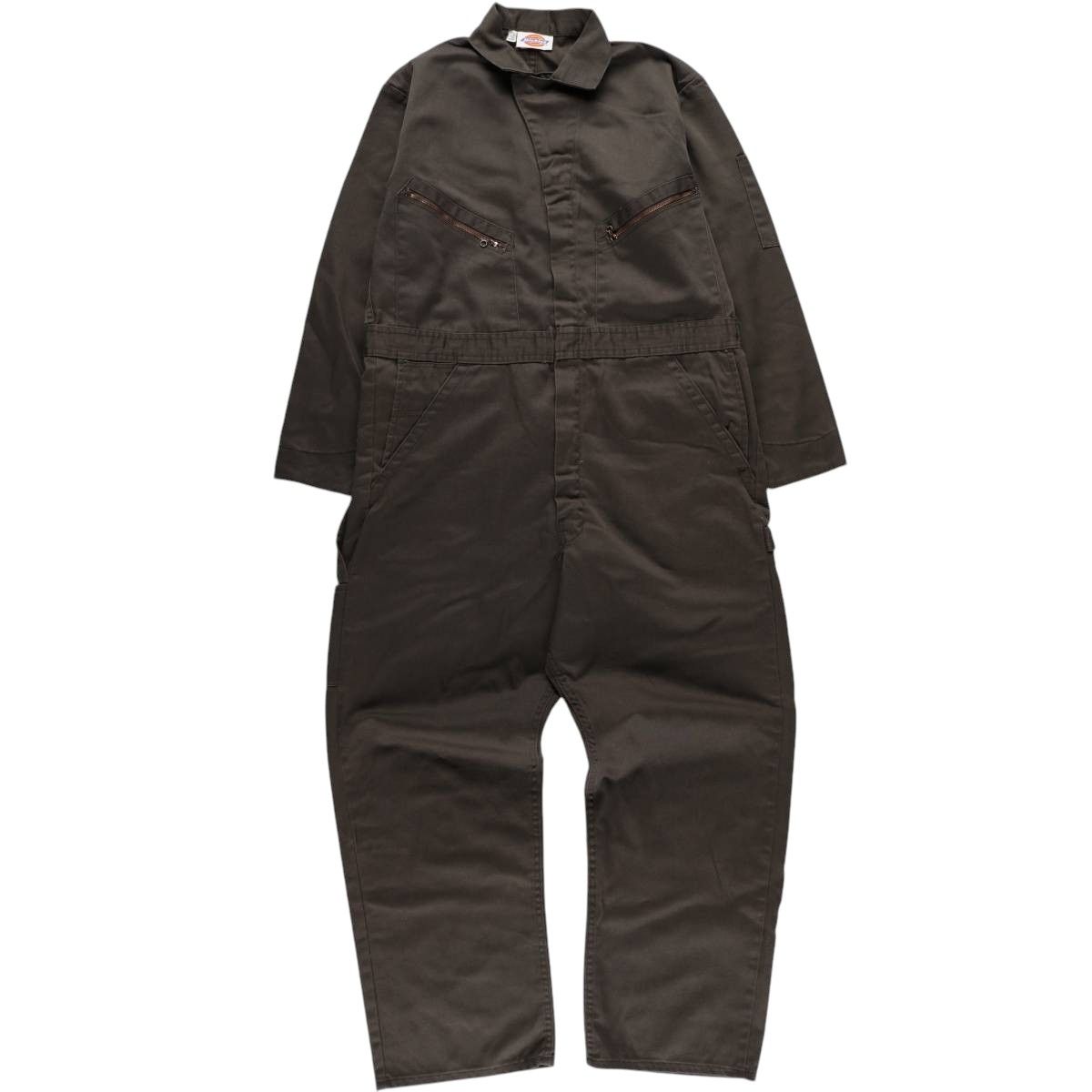 古着 ビッグサイズ 90年代 ディッキーズ Dickies プリントタグ 長袖 オールインワン つなぎ メンズw40相当 ヴィンテージ eaa595544