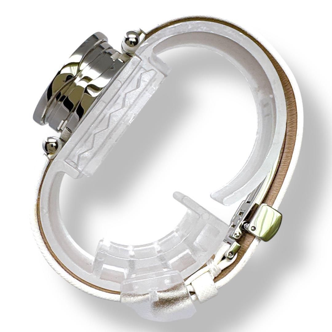  ブルガリ ビーゼロワン BZ 22 S ダブルハート 革ベルト レディース 時計 レザーベルト 時計