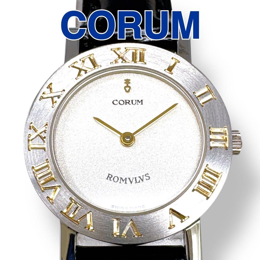 コルム ロムルス 革ベルト レザー クォーツ レディース 腕時計 ブランド