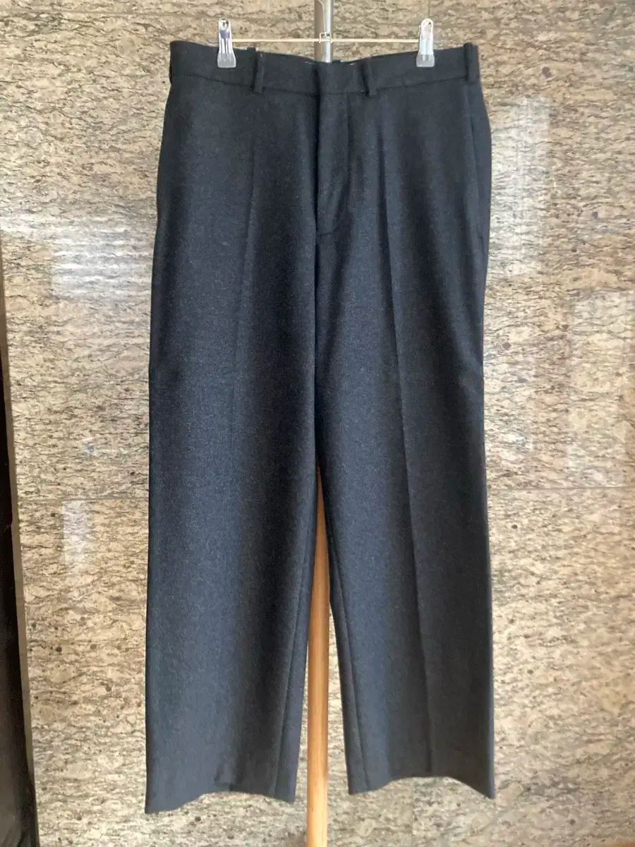 アーケット ARKET チャコールグレー ワイド スラックス 46サイズ