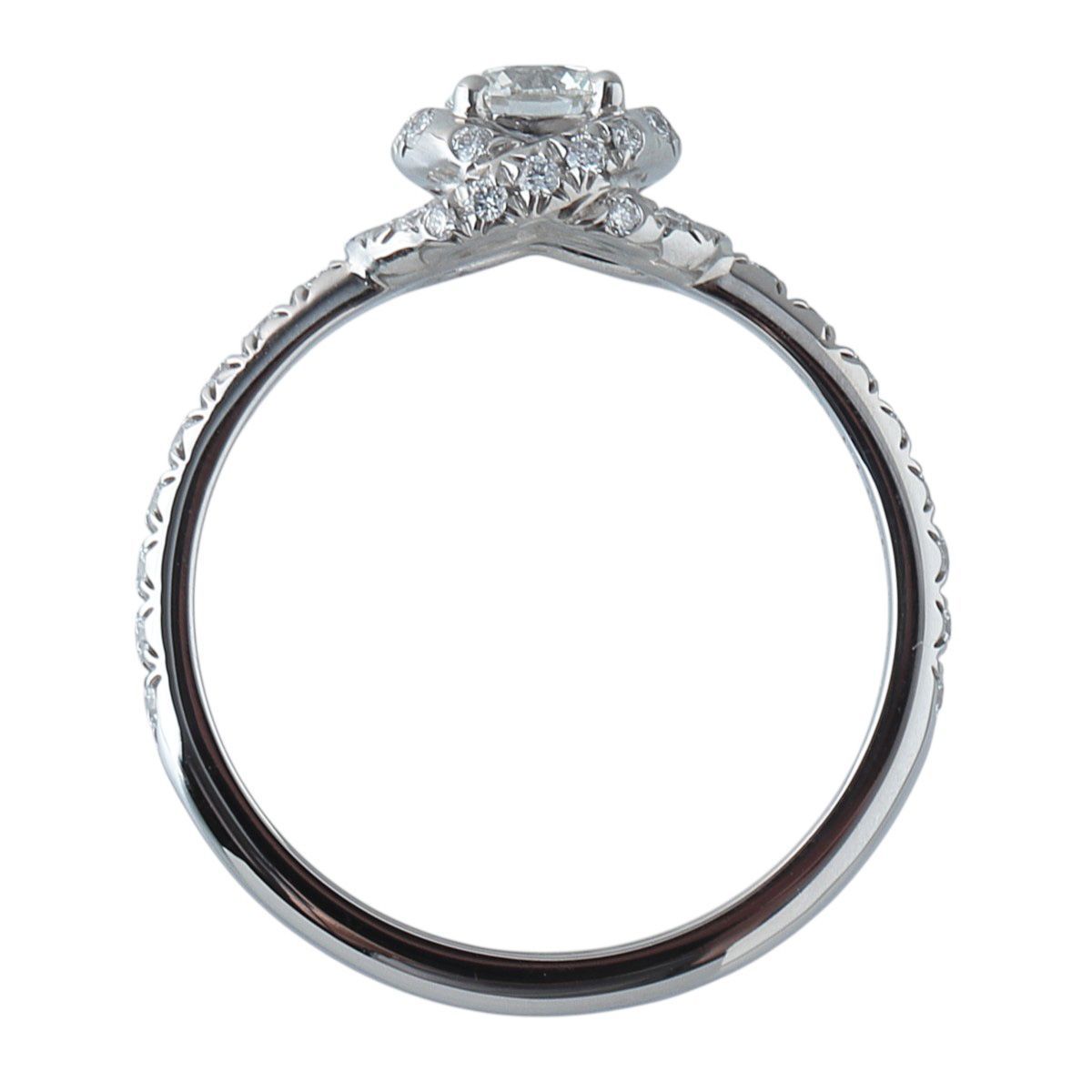 ショーメ リアン ダムール ソリテール リング ダイヤ0.31ct G-VVS1-3EX