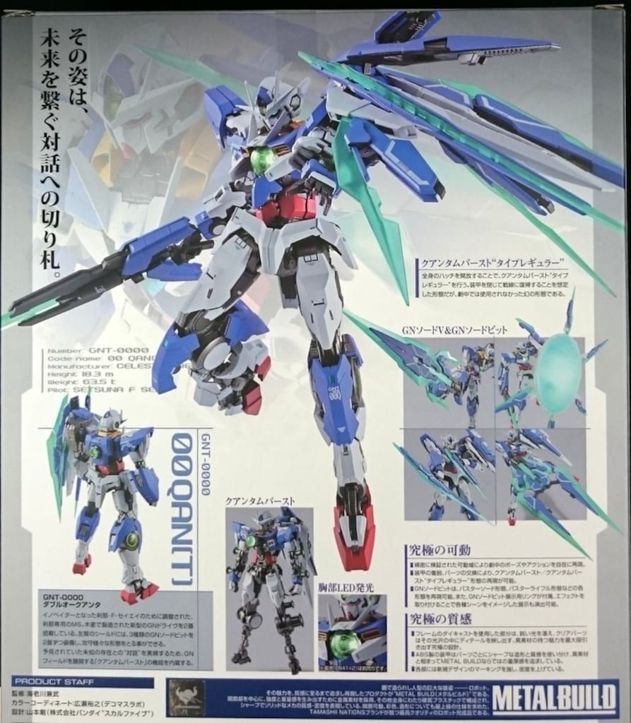 バンダイ METAL BUILD ダブルオークアンタ