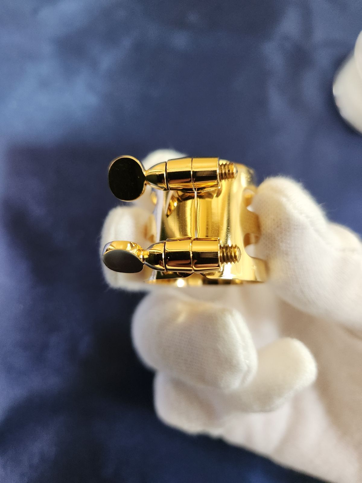 美品】Wood Stone リガチャー メイヤーラバー用 アルトサックス用