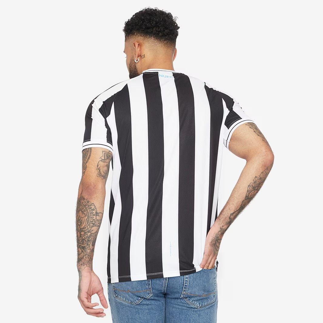 カストーレ ニューカッスル 2025 プロ ホーム シャツ ジャージ スポンサー付 サッカー 黒 ブラック 白 ホワイト 青 ブルー モデル 日本未発売