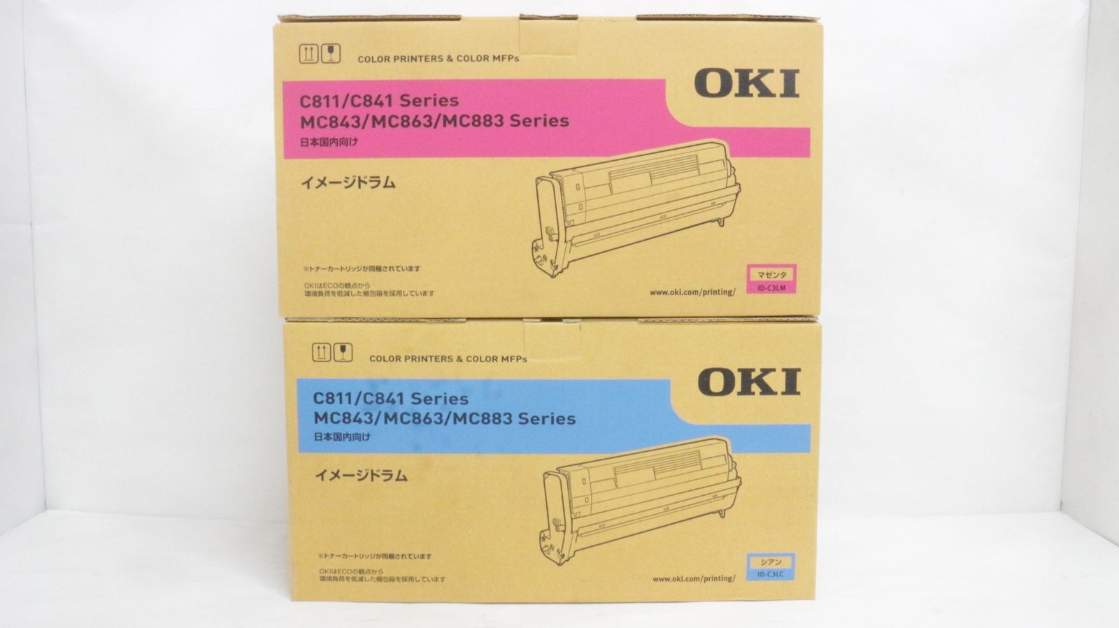 OKI イメージドラム ID C 3 L シアン マゼンタ イエロー ブラック オキ D F 20 byebye