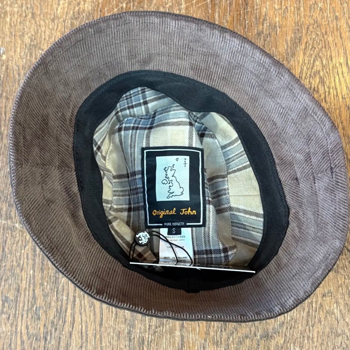 年内で出品終了 original john WAX-ish BUCKET HAT OLIVE