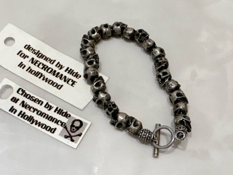 12 NECROMANCE ロマンス ネクロマンス スカル ブレスレット 骸骨 ドクロ hide
