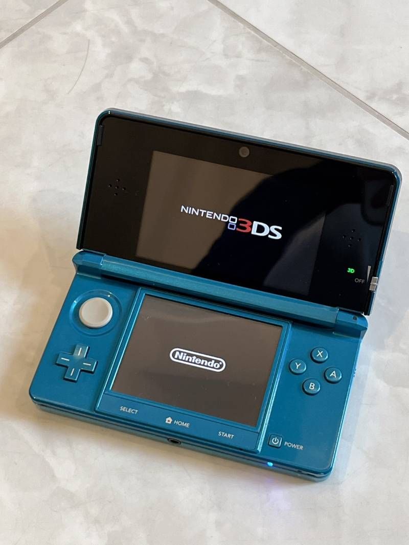 Nintendo 3 DS み CTR 001 アクアブルー 本体 充電器