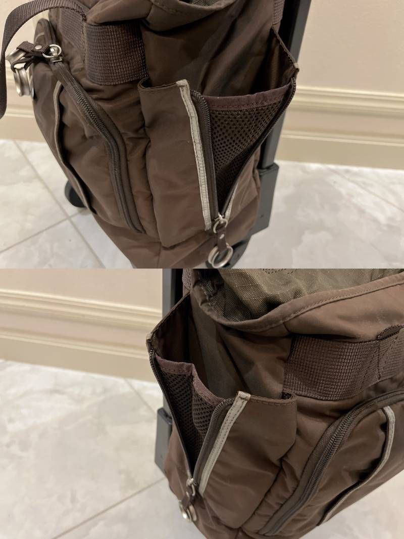  SWANY ウォーキングバッグ キャリーバッグ スワニー ブラウン キャリーケース バッグ