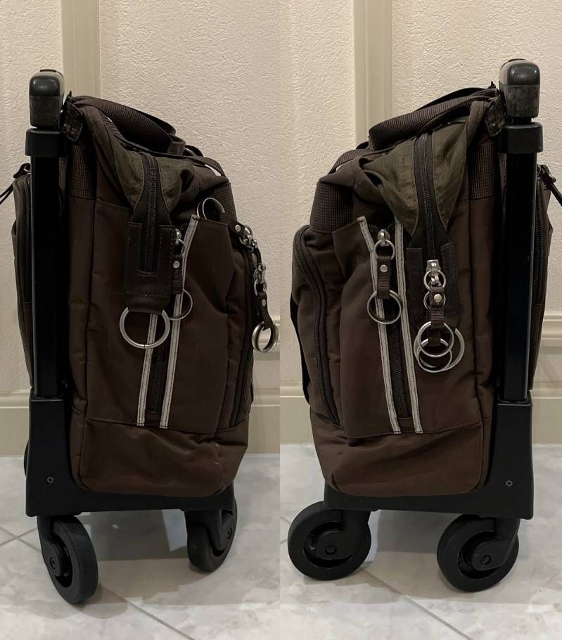 スワニー SWANY キャリーバッグ D-288 ティノ・サコII ブラウン SWANY ウォーキングバッグ キャリーバッグ スワニー ブラウンカラー