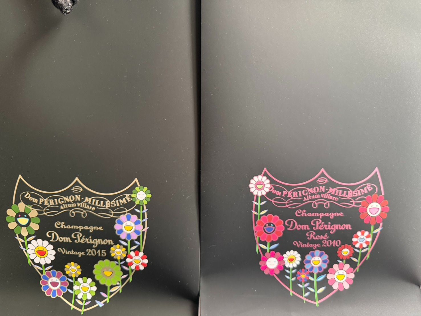 村上隆 ドンペリ ギフトボックスセット2本セット 〈ヴィンテージ2015