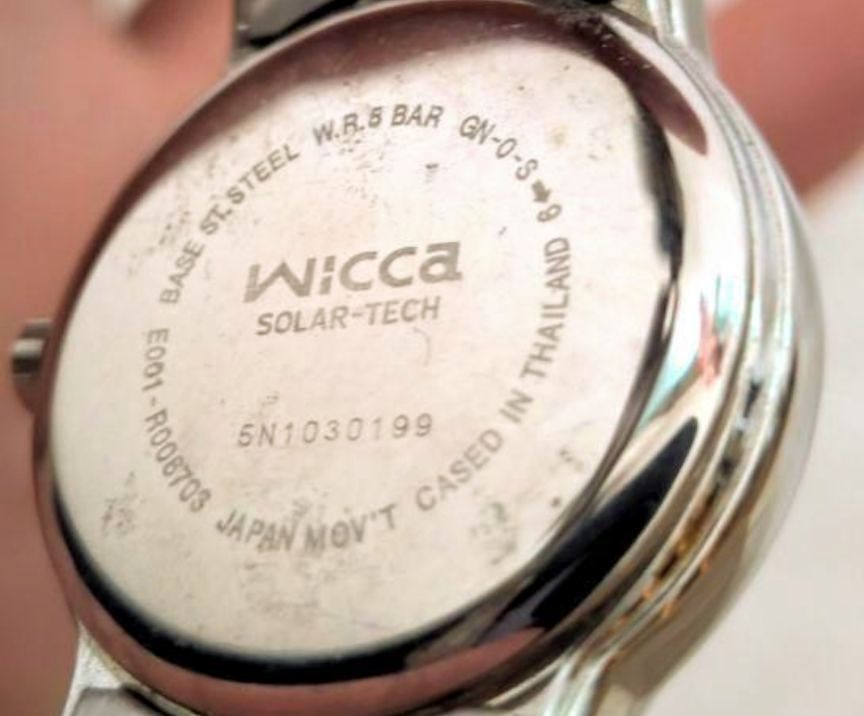 シチズン wicca E001-R006703 ラウンドフェイス クォーツ腕時計 - メルカリ