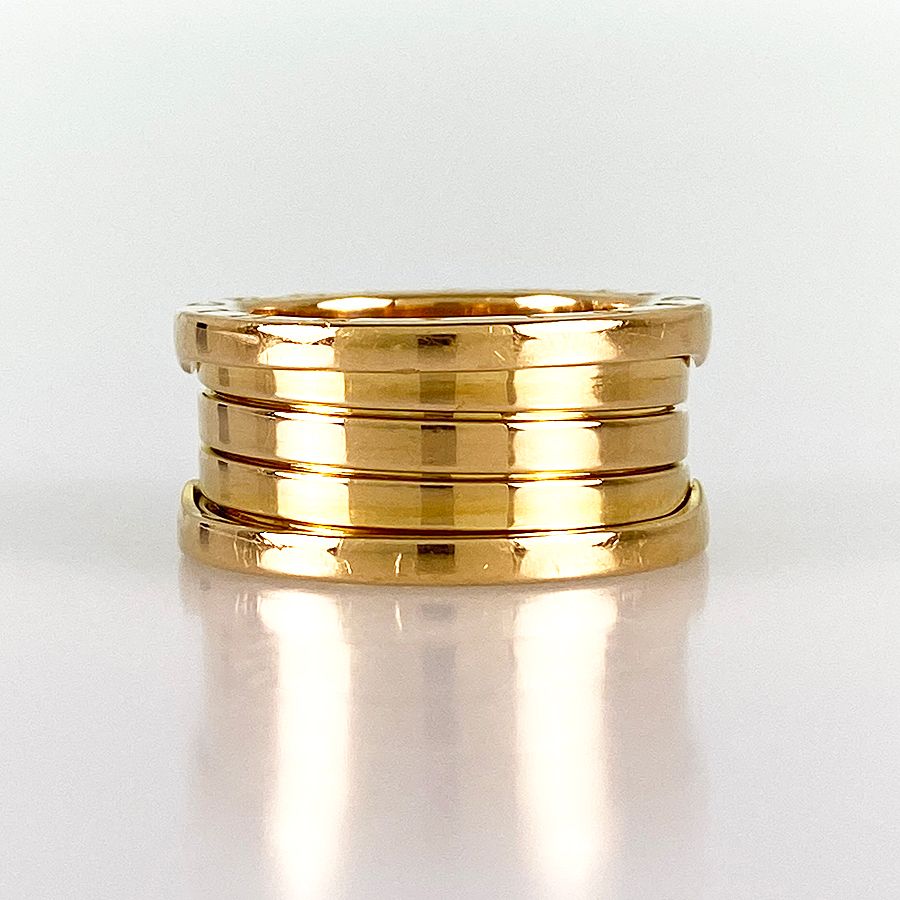 ブルガリ BVLGARI ビーゼロワン K 18 YG 12号 52 リング ftj