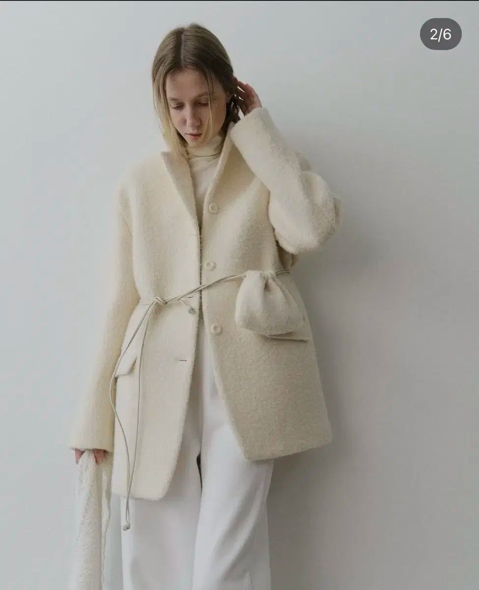 レター テディコート letter teddy boucle coat