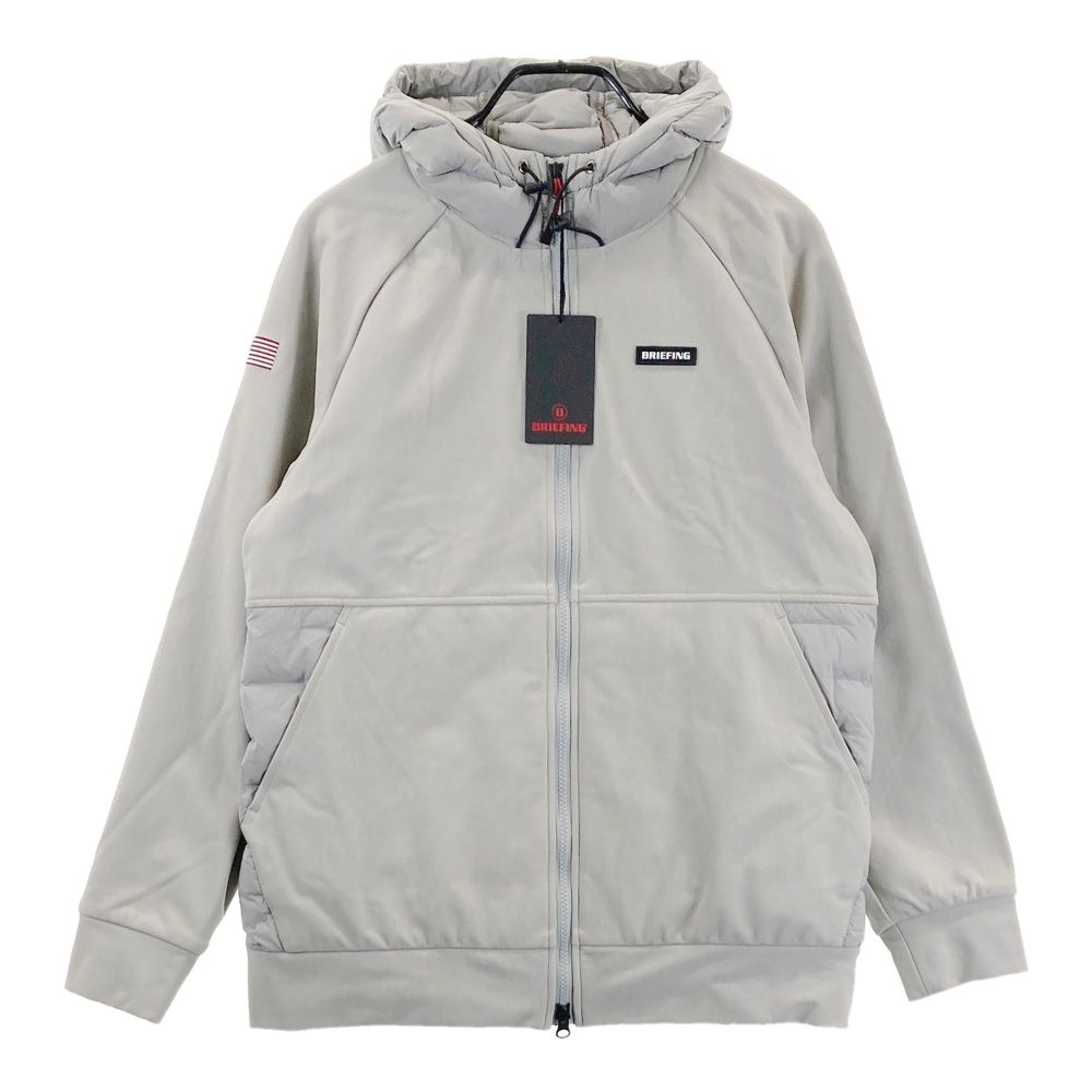 サイズ L GOLF ブリーフィング ダウンジャケット グレー系 ゴルフウェア メンズ ストスト