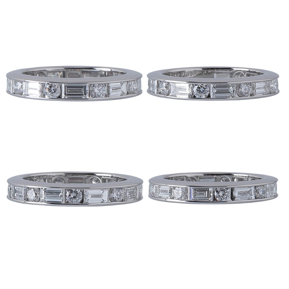 ハリーウィンストン ダイヤ リング フルエタニティ バゲット ラウンド