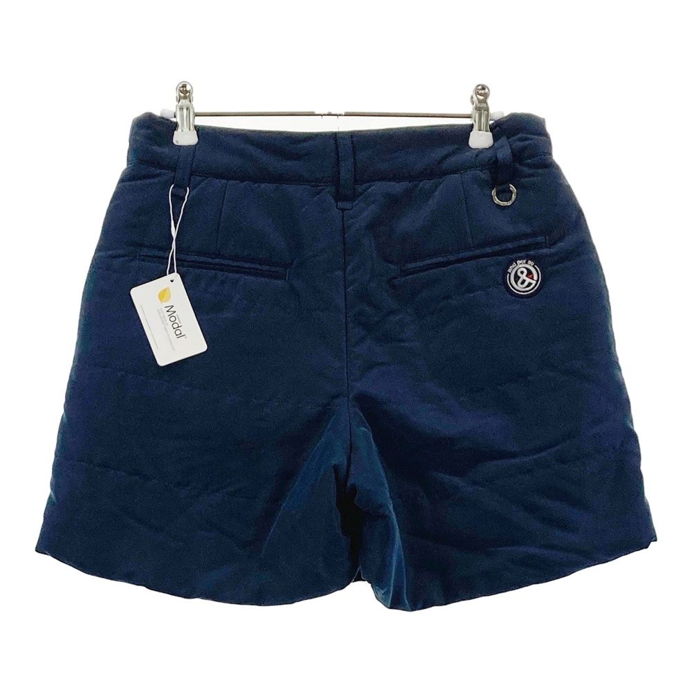 サイズ M AND PER SE アンパスィ 中綿 キュロットスカート ネイビー系 ゴルフウェア レディース ストスト