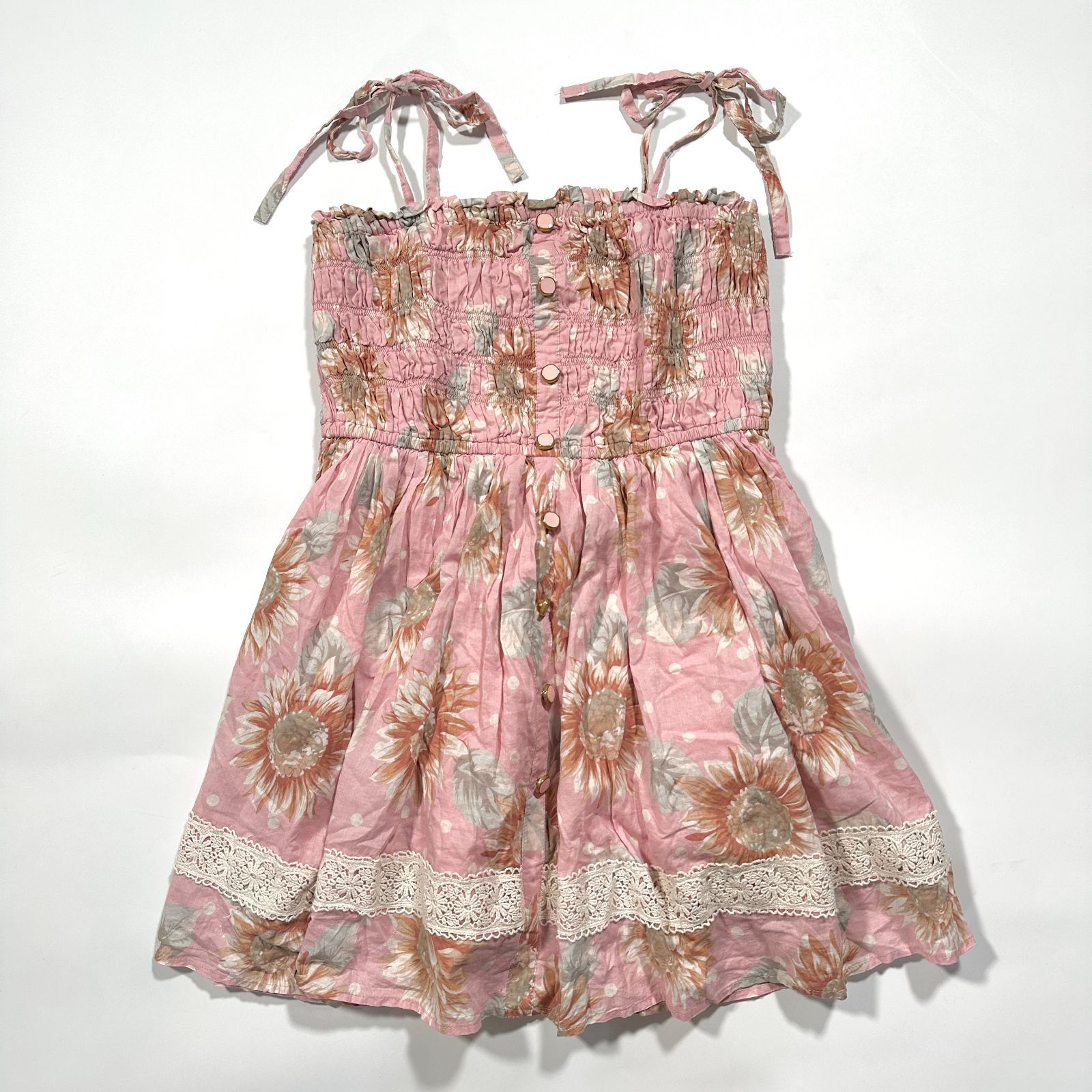 LIZ LISA ワンピ　リズリサ　花柄　レース　　ブラウン　00s 当時物 LIZ LISAのフリマアイテム一覧