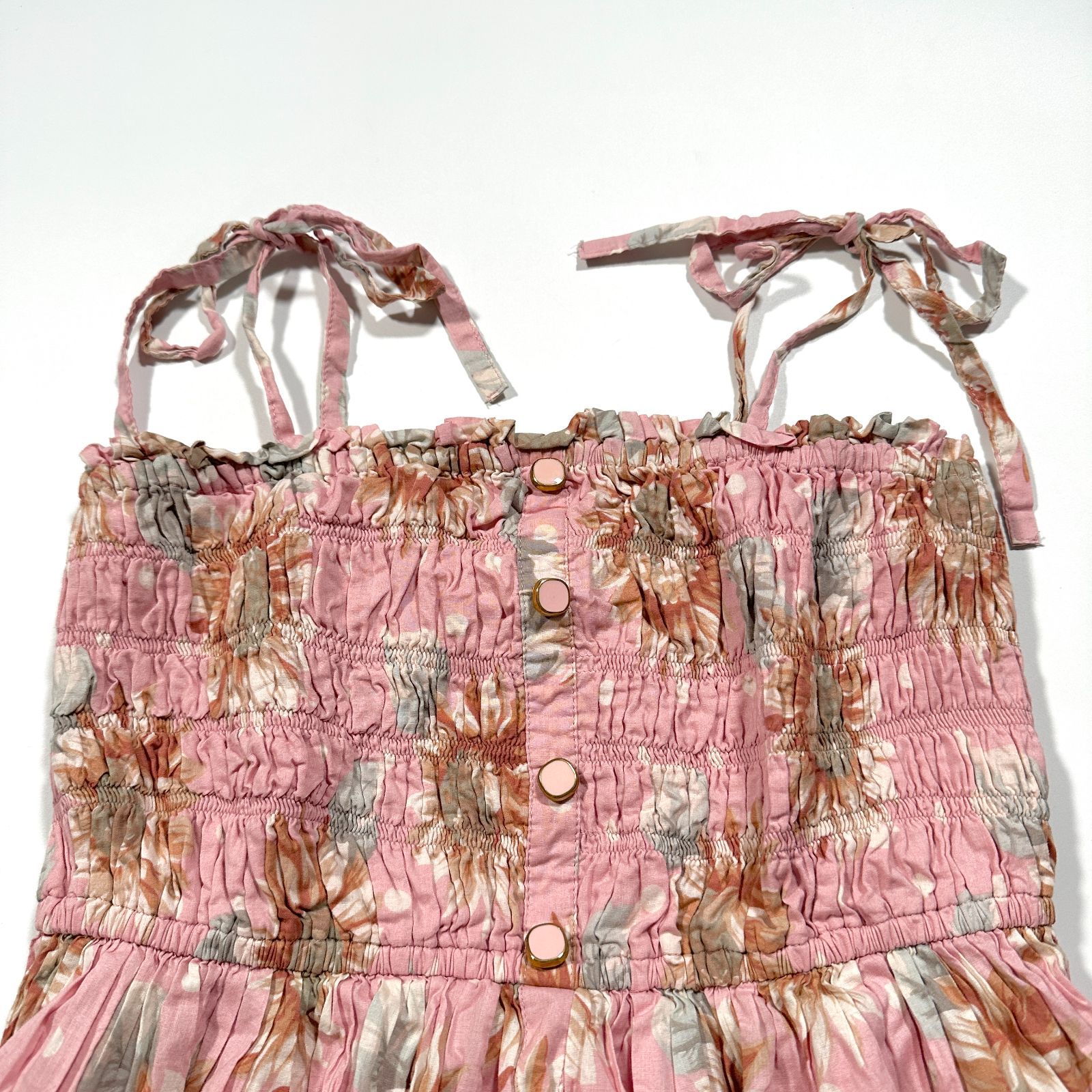 入手困難 y2k 00s LIZ LISA リズリサ 花柄 ピンク レース ギャザー 金