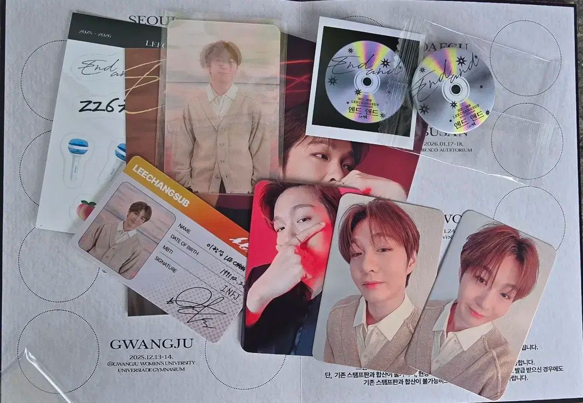 イ チャンソプ ソウル ファンブース ファンクラブキット 販売 コンサート 2日目 入場 トレカ 入場 特典 付き