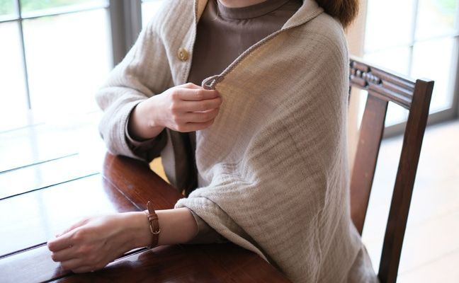 洗えるウールのブランケット