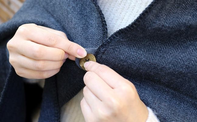 洗えるウールのブランケット