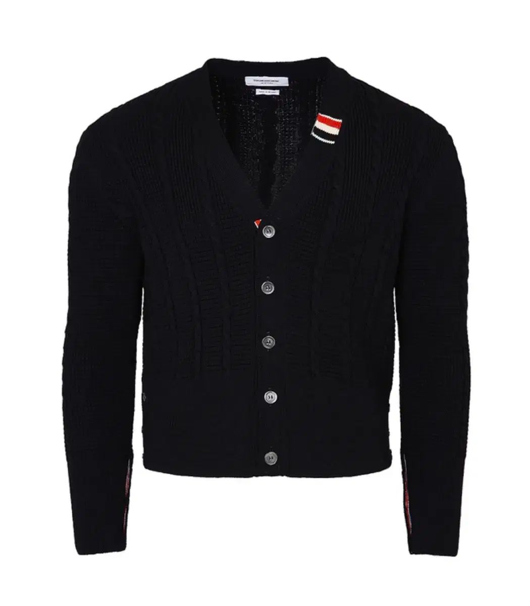 トム ブラウン ウール ケーブル カーディガン ネイビー 4