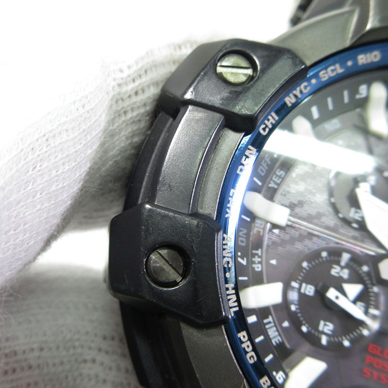  CASIO カシオ 腕時計 GPW 1000 1 AJF G SHOCK SKY COCKPIT スカイコックピット GPSハイブリッド電波ソーラー 多針アナログ表示 タフソーラー電波時計 ブラック グレー系など 131 その他 時計