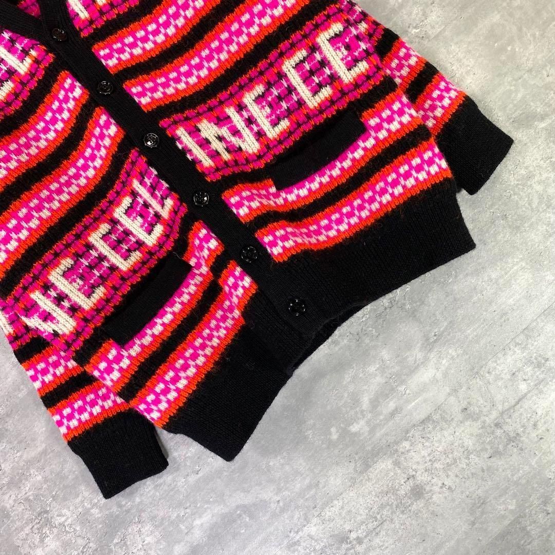 激レア　celineニットガーディア　正規品 CELINE』セリーヌ (XS) ジャガードニットカーディガン - メルカリ