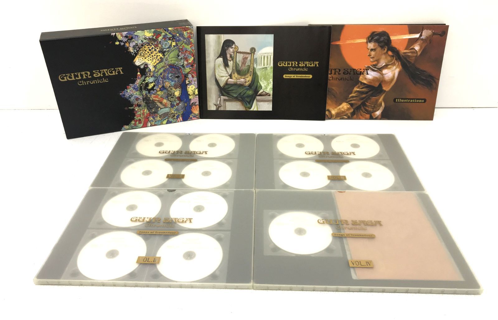 盛岡4 0258 グイン サーガ クロニクル GUIN SAGA CD 画集 ブックカバー セット 80